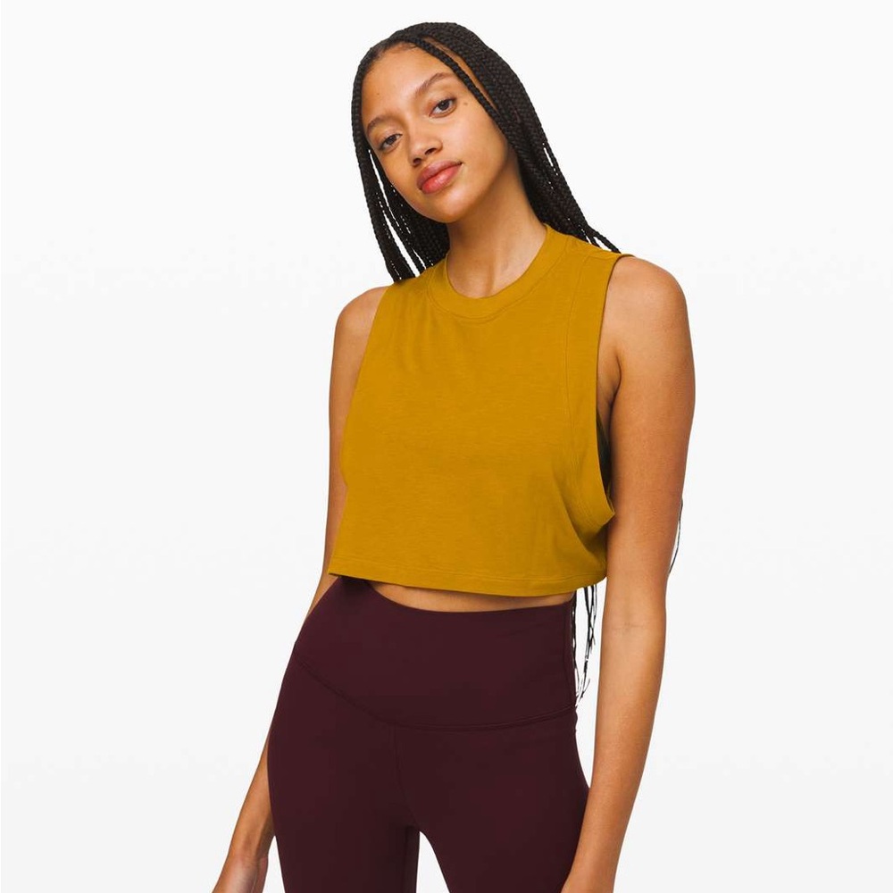 Lululemon All Yours Boyfriend Crop Tank